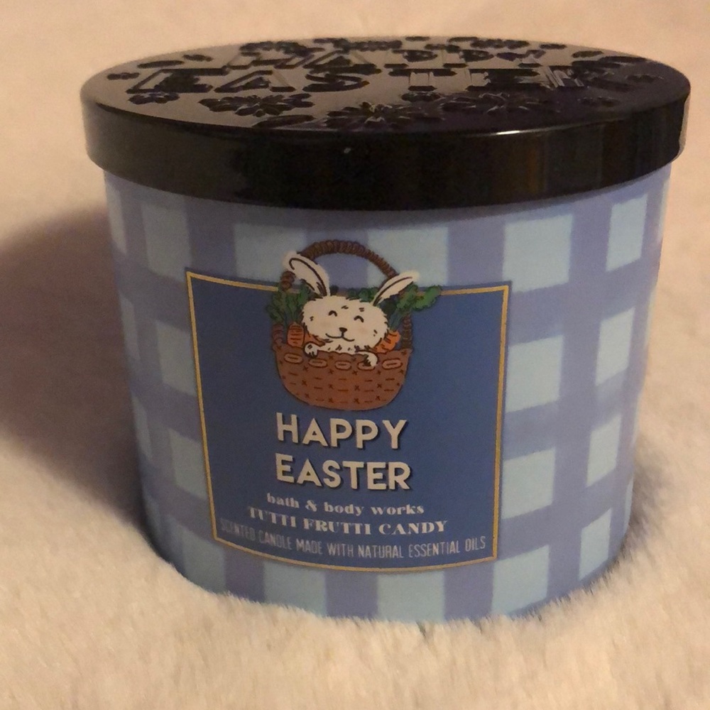 NEW unburned BBW Tutti Fruity Candy Candle